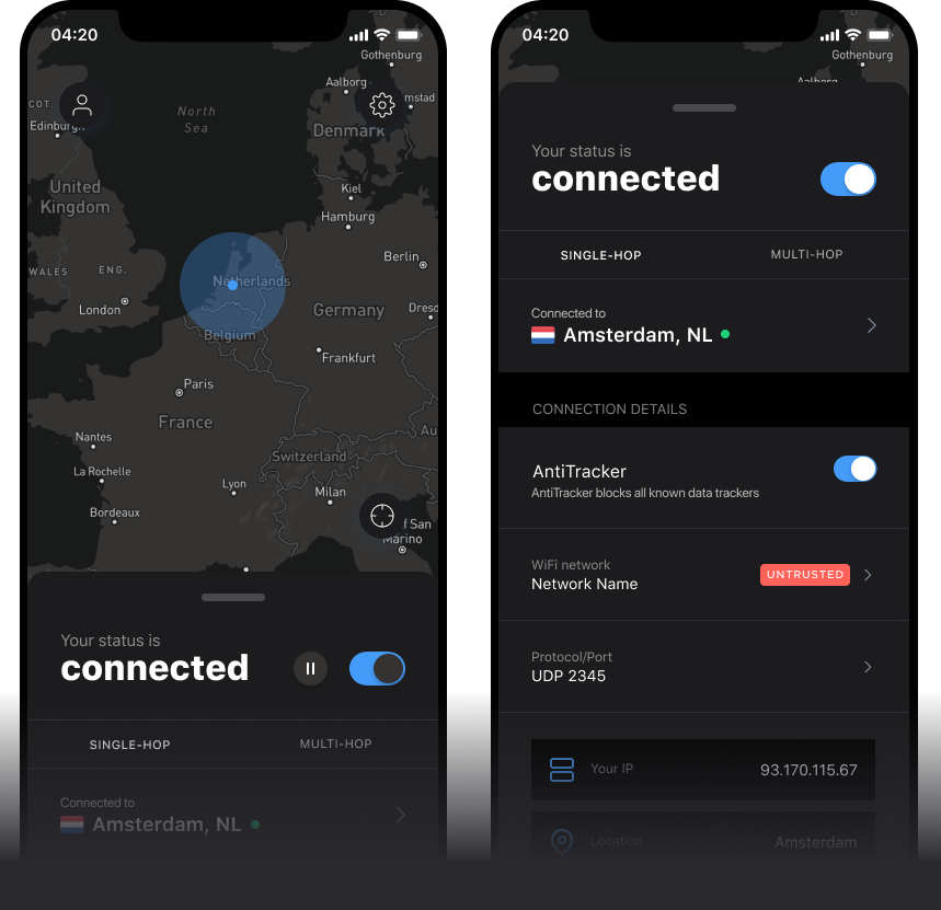 IVPN for iOS - Open-source VPN app for your iPhone and iPad