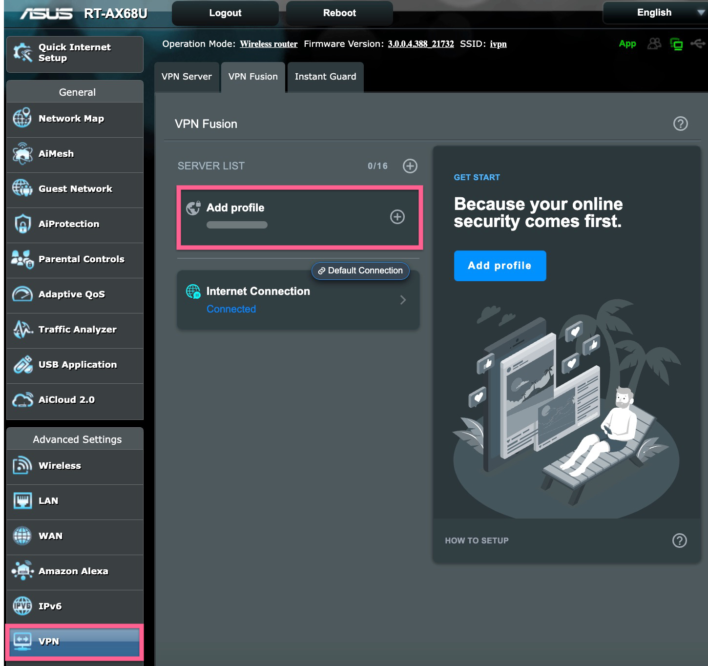 Maken Smerig pad VPN Setup guide for Asuswrt